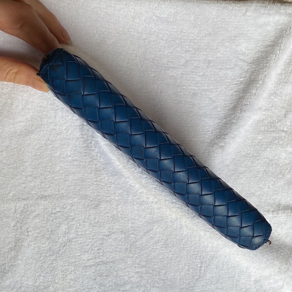Bottega Veneta long blue wallet - Picture 4 of 13